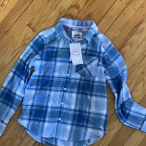 Girls timber flannel shirt size (s) 7/8